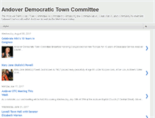 Tablet Screenshot of andoverdemocrats.org